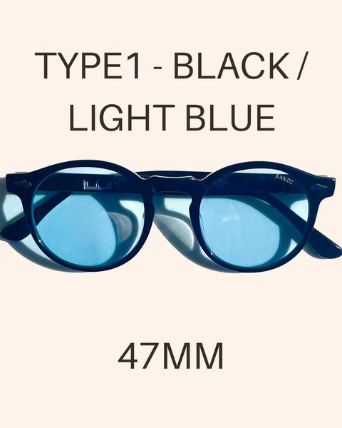 TYPE1 - BLACK \ LIGHT BLUE 47MM