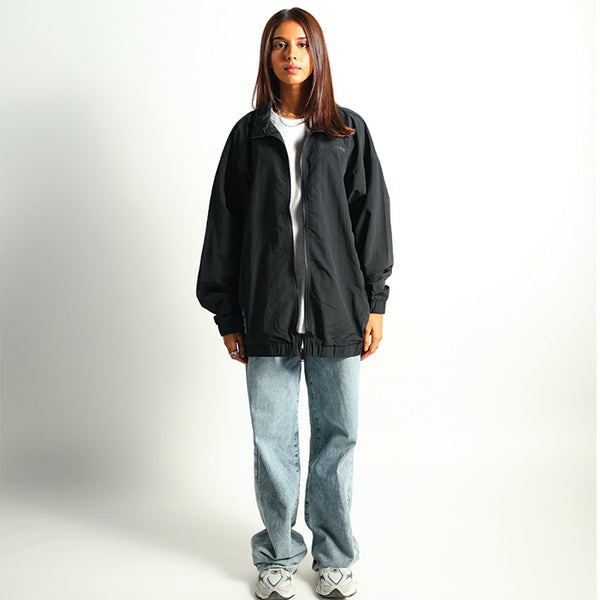 Natives full-Zip flocked jacket